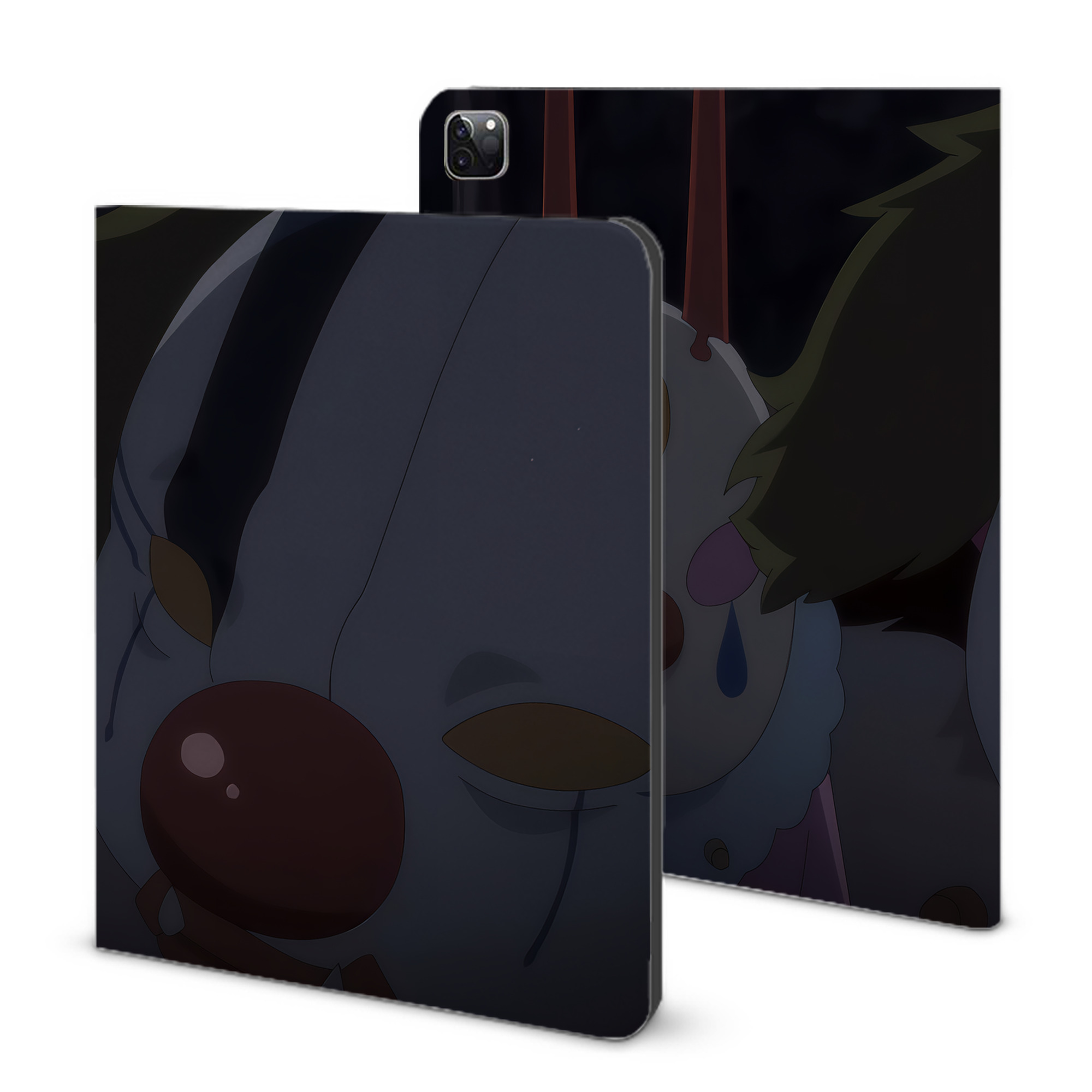 （画像用） 転スラ Regarding Reincarnated to Slime IPad ケース ブック型 PUレザー TPU 耐衝撃 軽量 薄型 ペン収納なし 全面保護 IPad 各モデル対応